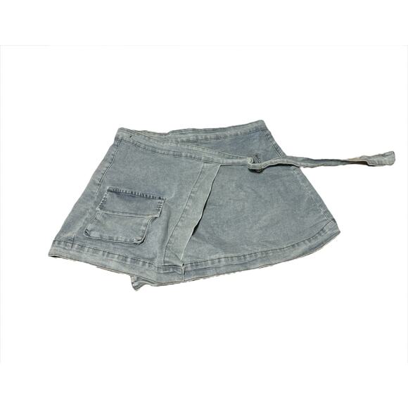 Light Blue Stretchy Denim Skirt XXL - Picture 1 of 2